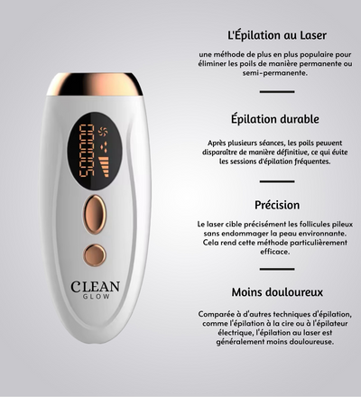 CLEAN GLOW™ - Épilateur Flash