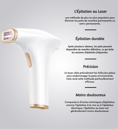 CLEAN GLOW™ - Épilateur Lumière