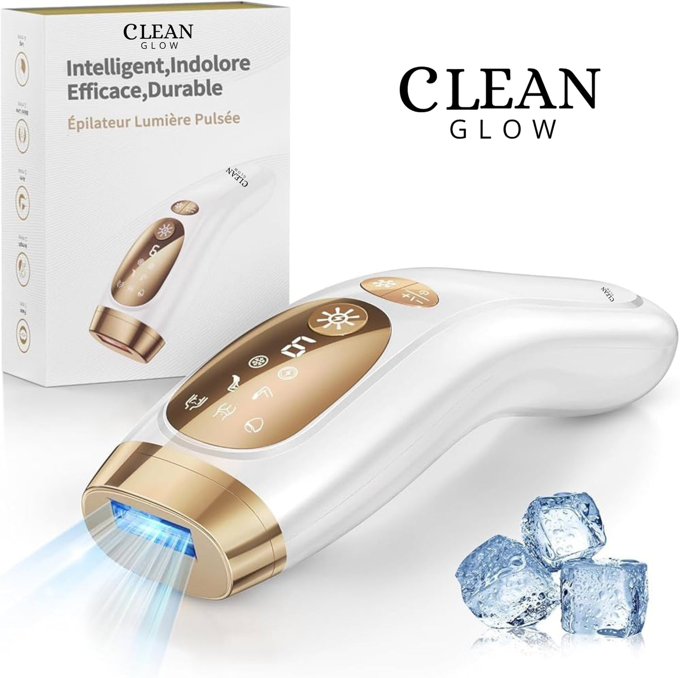 Clean Glow™ - Épilateur A Impulsion Lumineuse